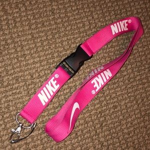 Pink nike landyard